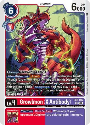Growlmon (X Antibody) card image