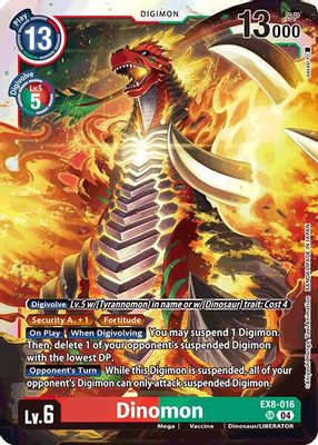 Dinomon card image