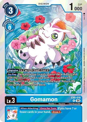 Gomamon card image