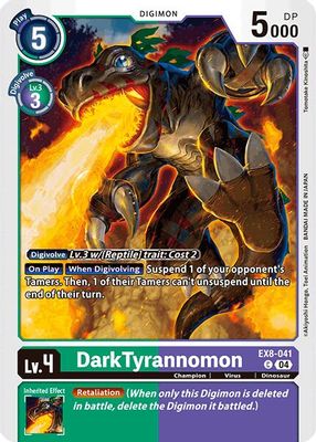 DarkTyrannomon card image