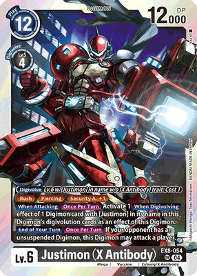 Justimon (X Antibody) card image