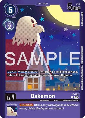 Bakemon card image