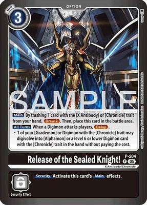 Release of the Sealed Knight! card image