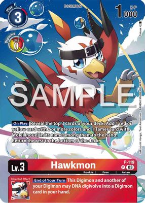 Hawkmon card image