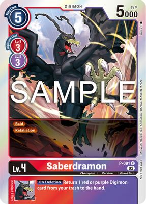 Saberdramon card image