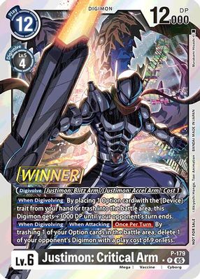 Justimon: Critical Arm card image