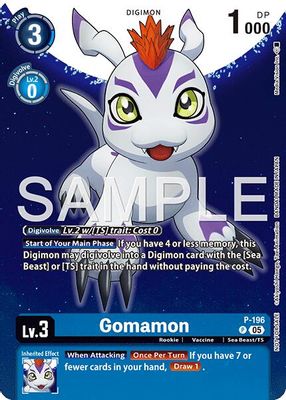 Gomamon card image