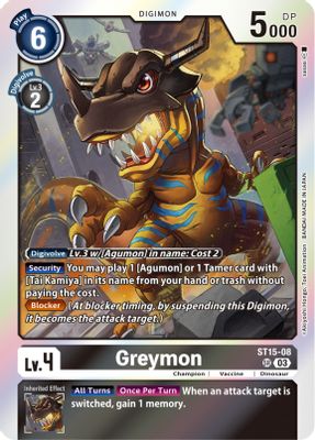 Greymon card image