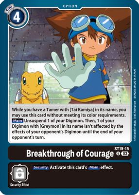 Breakthrough of Courage card image