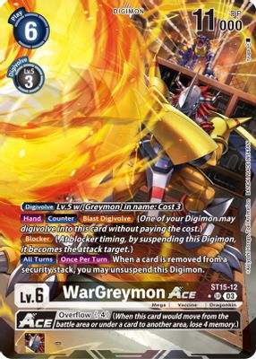 WarGreymon ACE card image