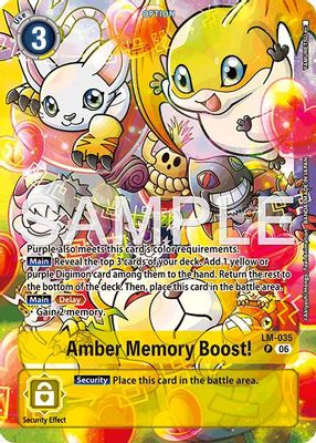 Amber Memory Boost!
