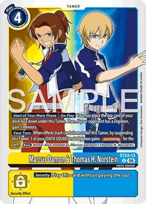 Marcus Damon & Thomas H. Norstein card image
