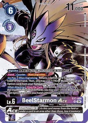 BeelStarmon ACE card image