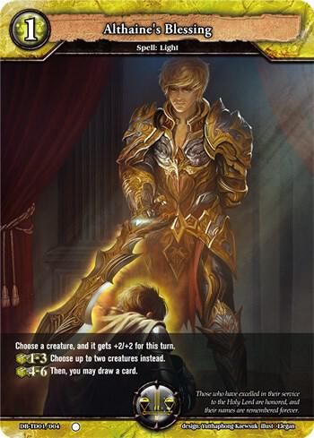 Althaine's Blessing card image