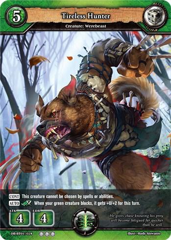 Tireless Hunter card image