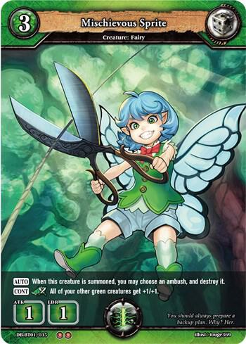 Mischievous Sprite card image