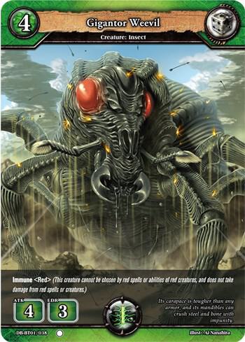 Gigantor Weevil card image