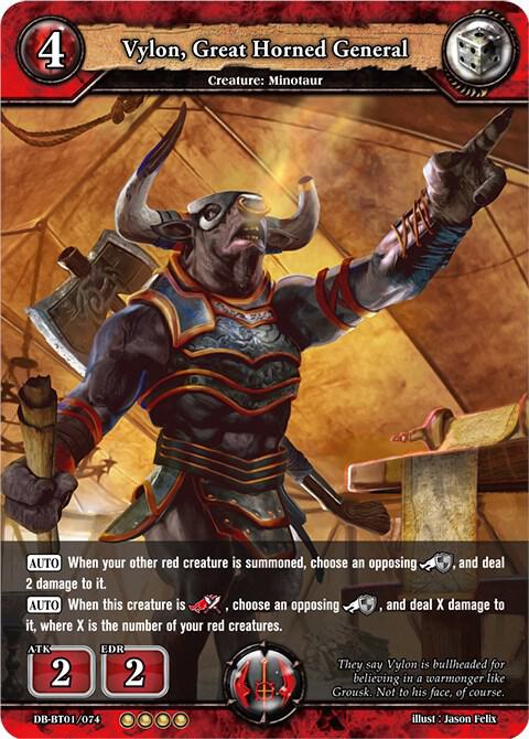 Vylon, Great Horned General card image