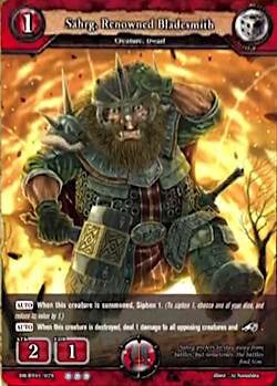 Sahrg, Renowned Bladesmith card image