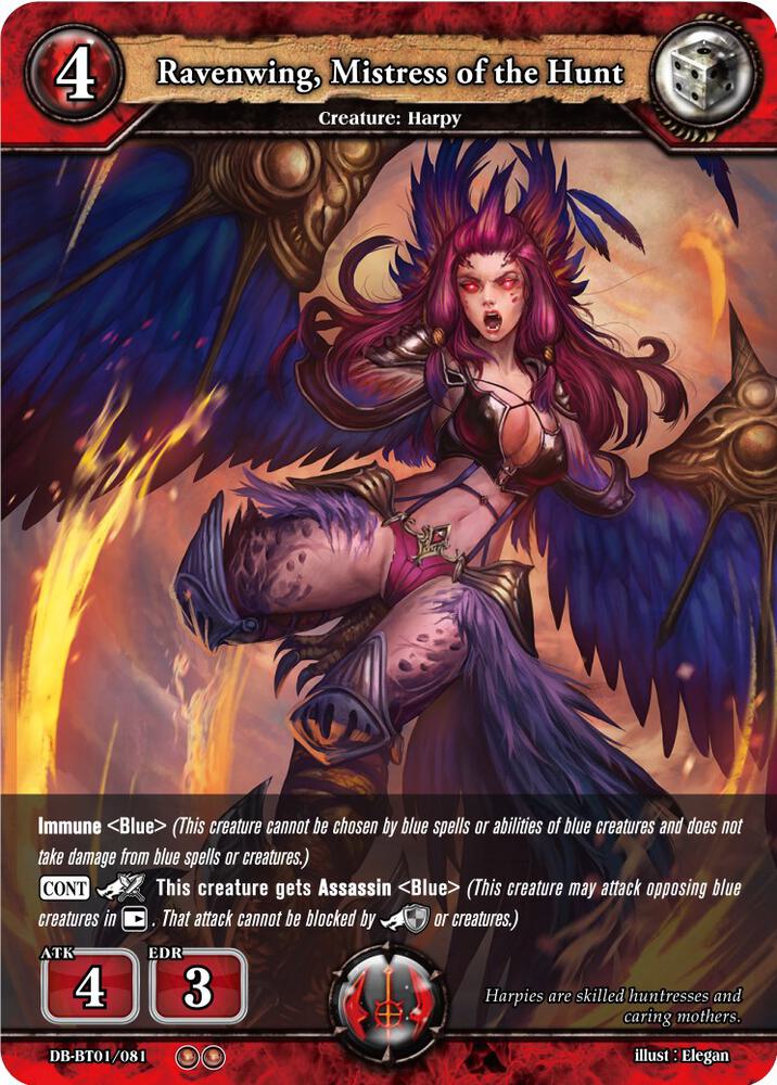 Ravenwing, Mistress of the Hunt card image