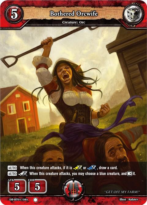 Bothered Orcwife card image