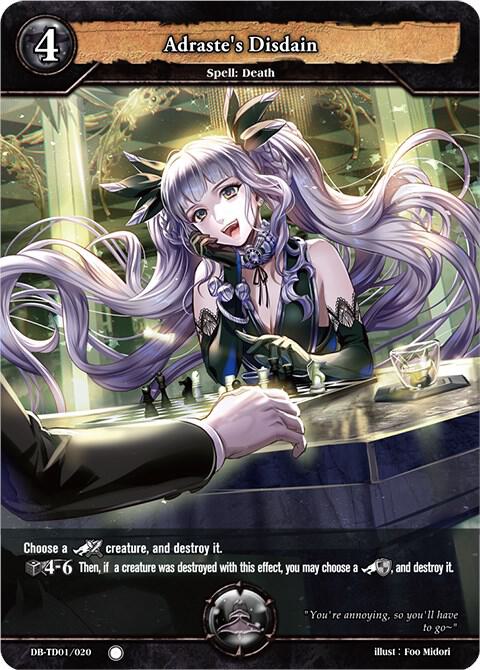 Adraste's Disdain card image
