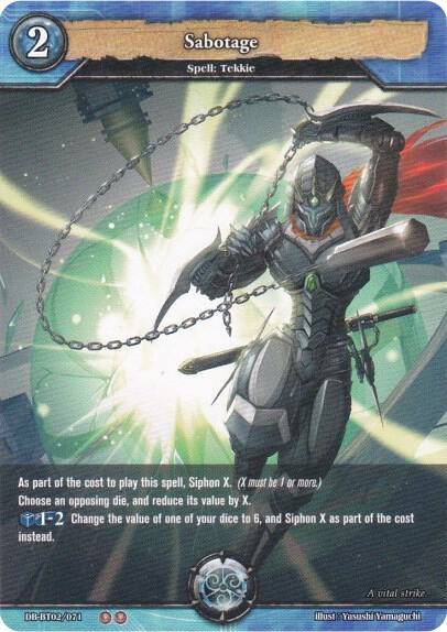 Sabotage card image