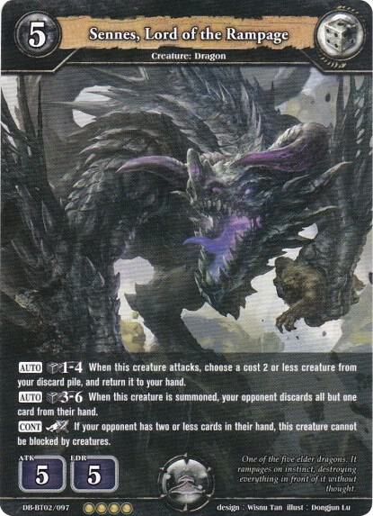 Sennes, Lord of the Rampage card image