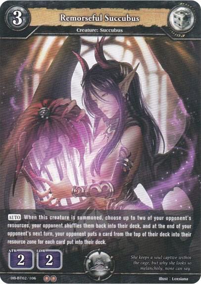 Remorseful Succubus card image