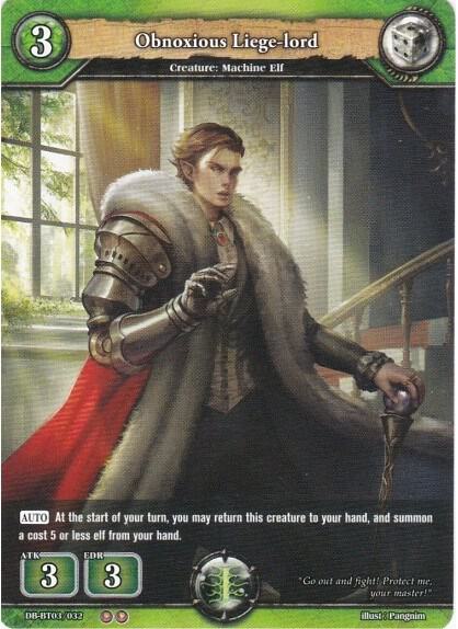 Obnoxious Liege-lord card image