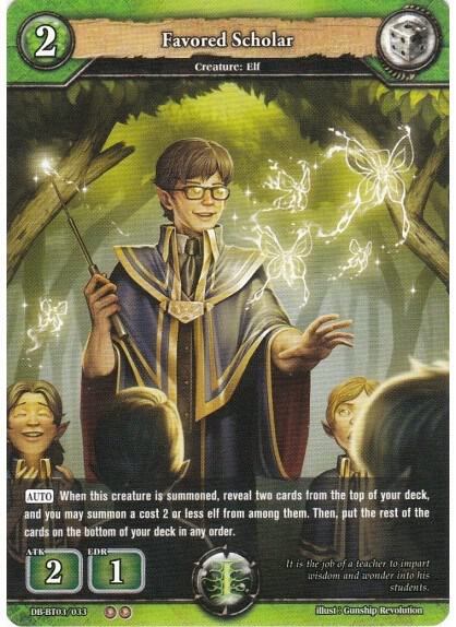 Favored Scholar card image