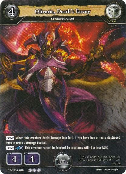 Olivaria, Death's Envoy card image