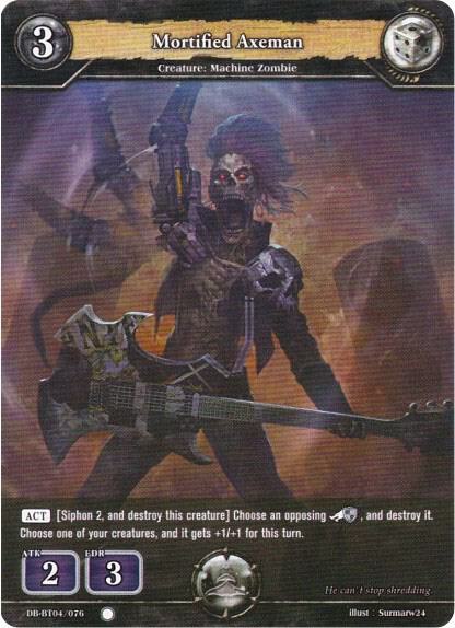 Mortified Axeman card image