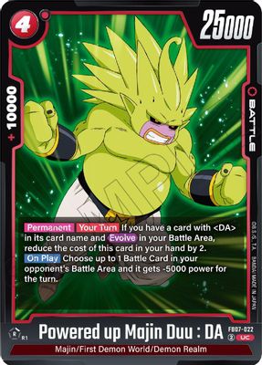 Powered up Majin Duu : DA