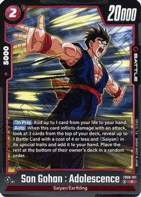 Son Gohan : Adolescence