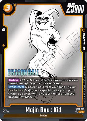 Majin Buu : Kid