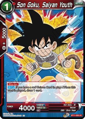 Son Goku, Saiyan Youth