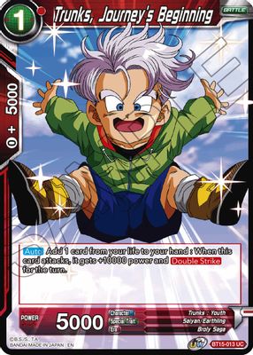 Trunks, Journey's Beginning