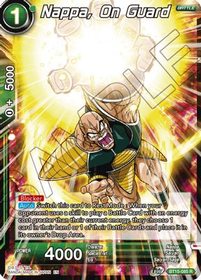Nappa, on Guard