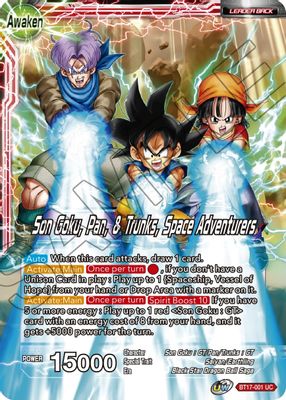 Son Goku // Son Goku, Pan, & Trunks, Space Adventurers