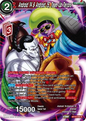 Android 14 & Android 15, Team-Up Terrors