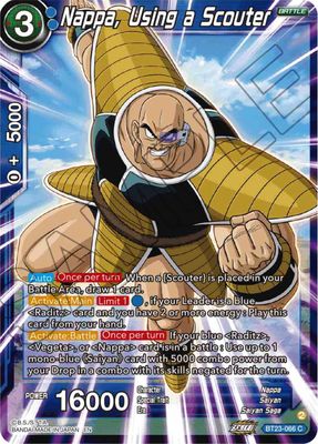 Nappa, Using a Scouter