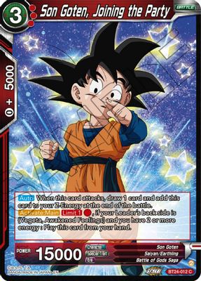 Son Goten, Joining the Party