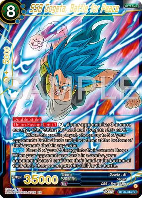 SSB Gogeta, Battle for Peace