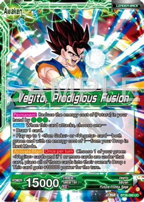 Son Goku & Vegeta // Vegito, Prodigious Fusion