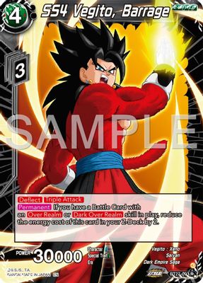 SS4 Vegito, Barrage