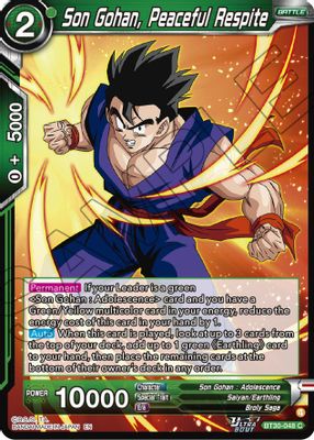 Son Gohan, Peaceful Respite