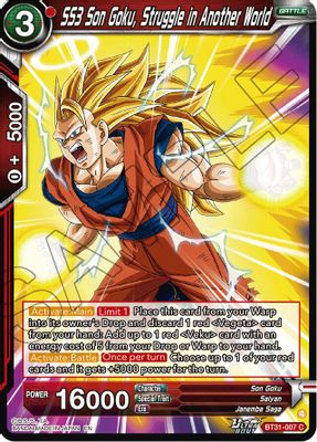 SS3 Son Goku, Struggle in Another World
