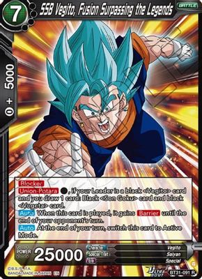 SSB Vegito, Fusion Surpassing the Legends