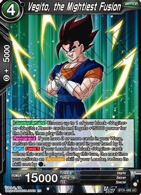 Vegito, the Mightiest Fusion